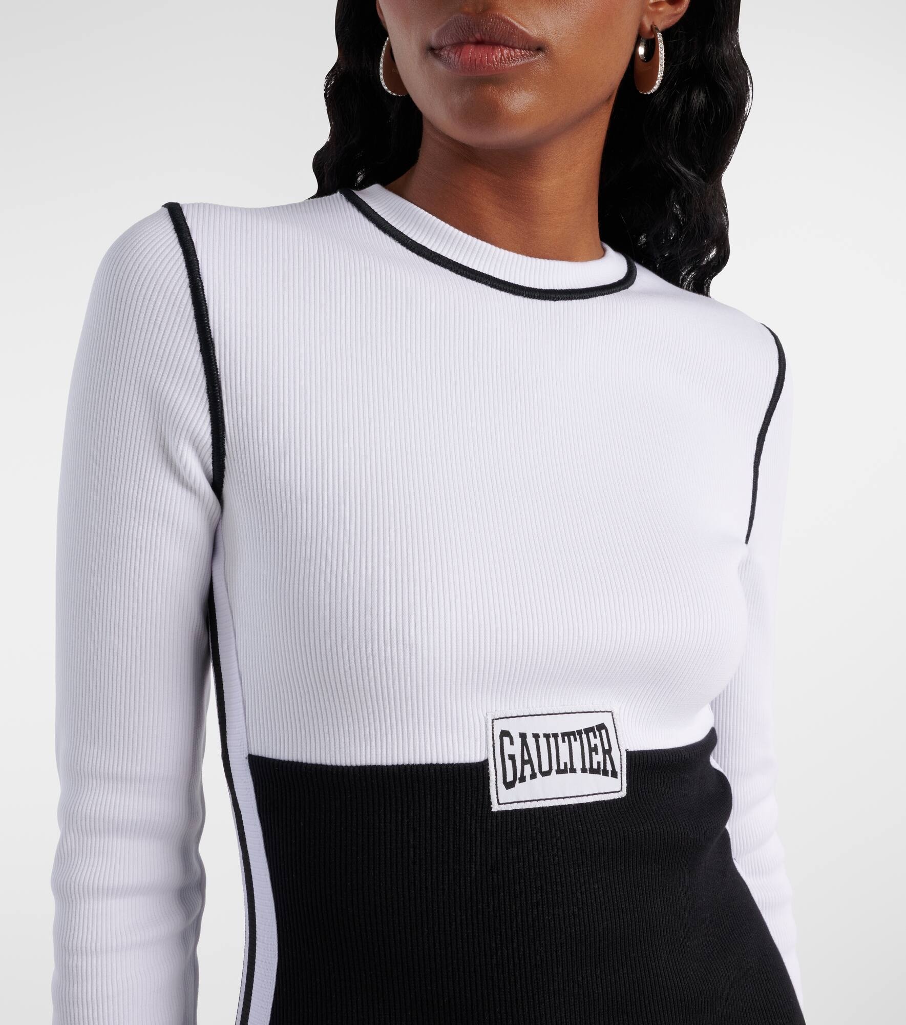 Logo cotton-blend jersey maxi dress - 4