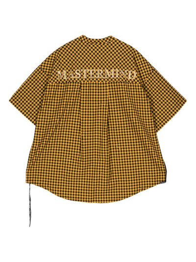 MASTERMIND WORLD panelled colour-block T-shirt outlook