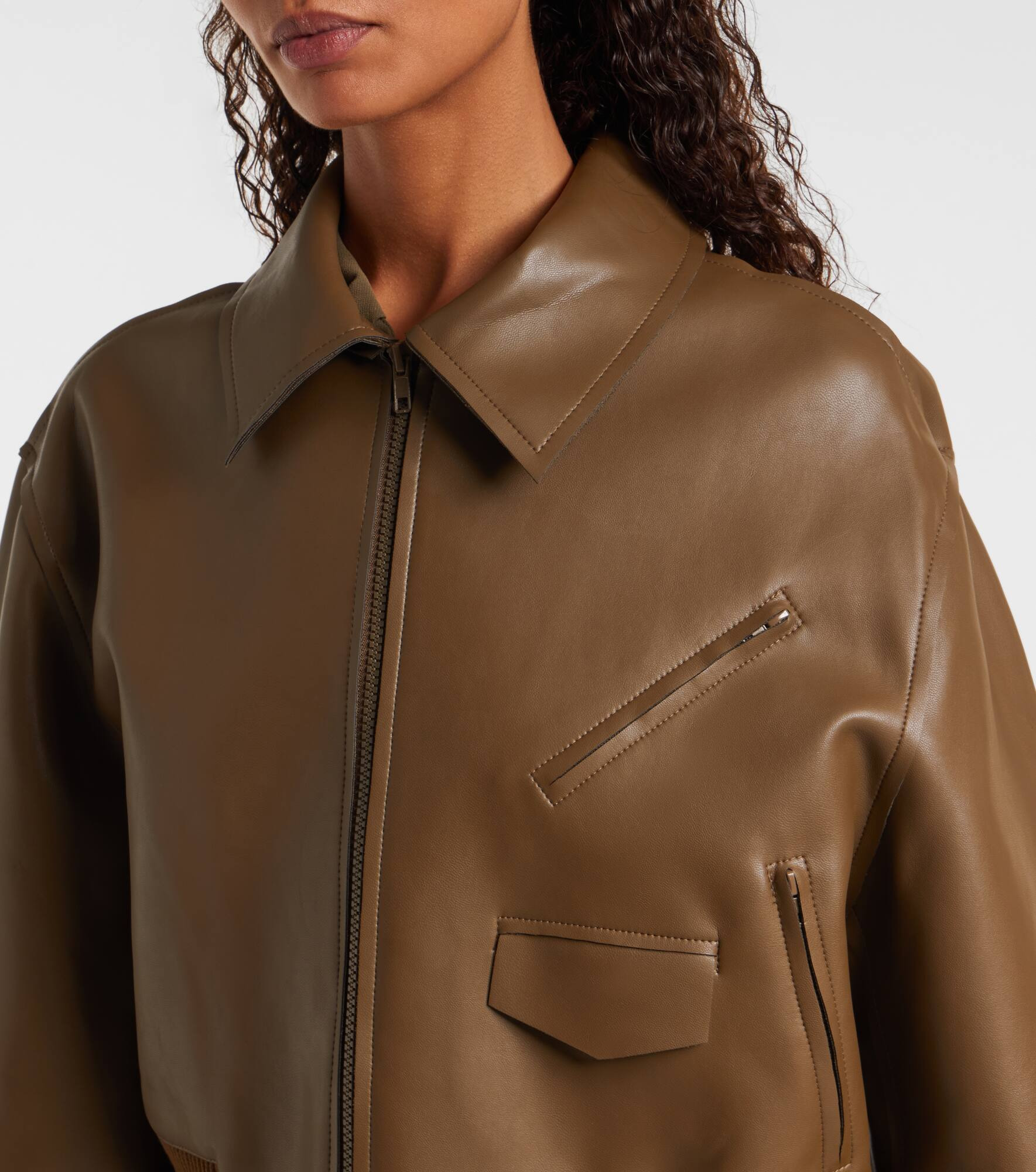 Cropped blouson - 4
