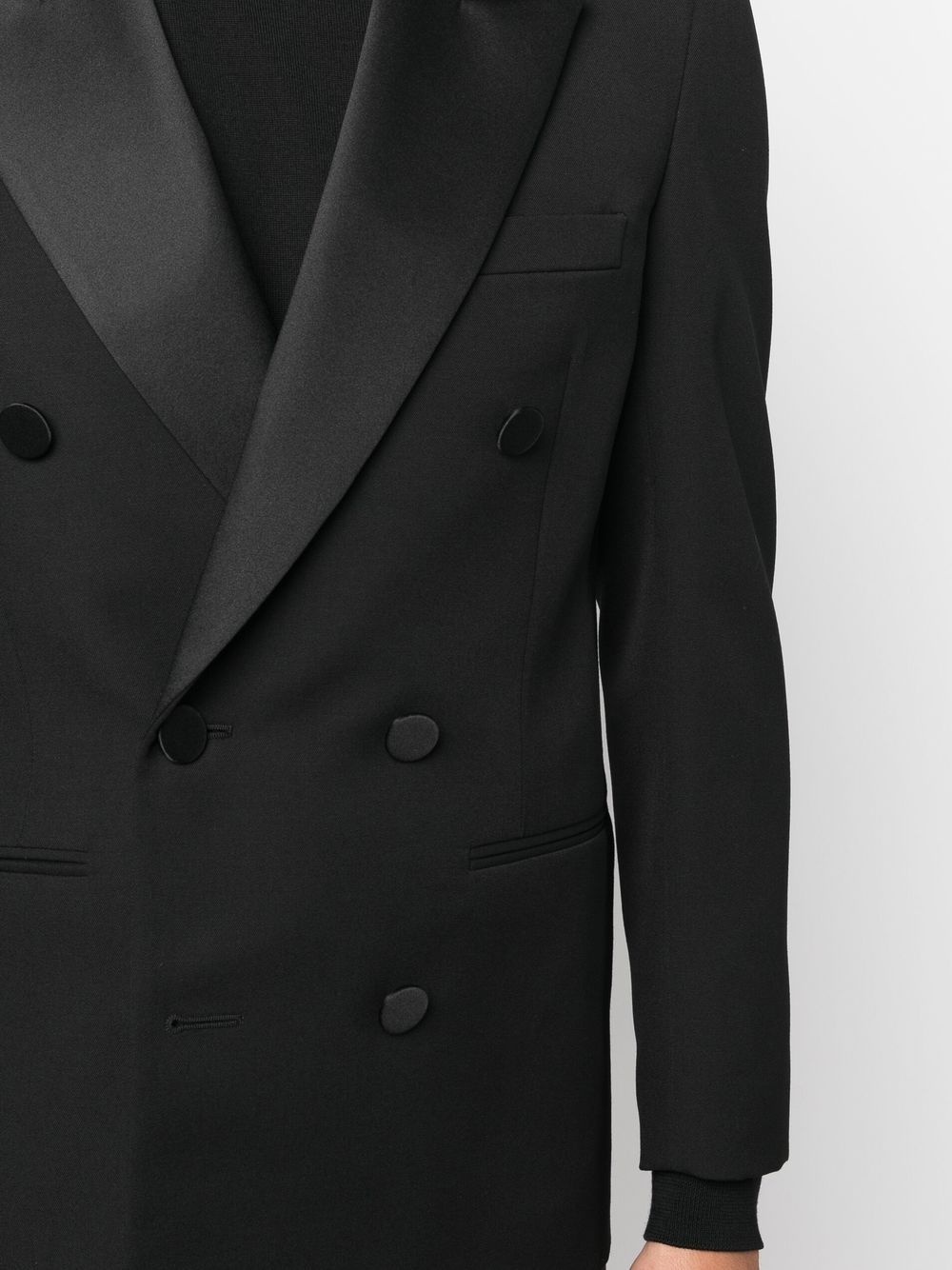 double-breasted tailored blazer - 5