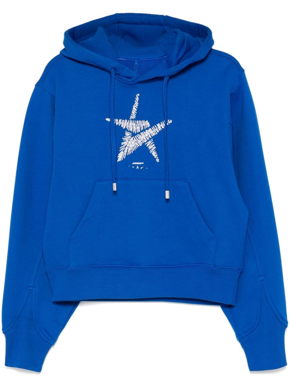 graphic embroidery hoodie - 1