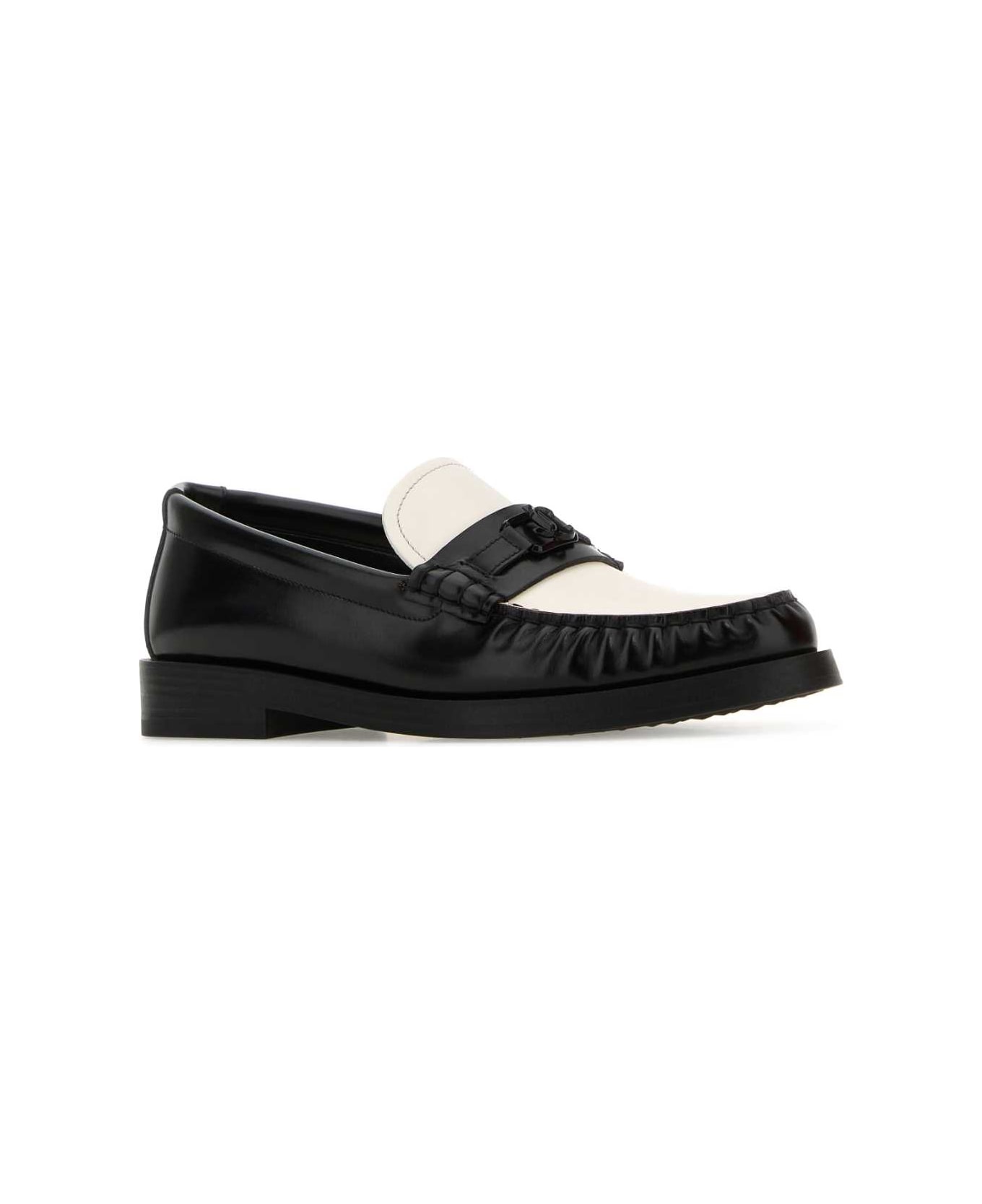 Two-tone Leather Addie Loafers - 2
