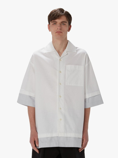 JW Anderson DOUBLE LAYER SHORT SLEEVE SHIRT outlook