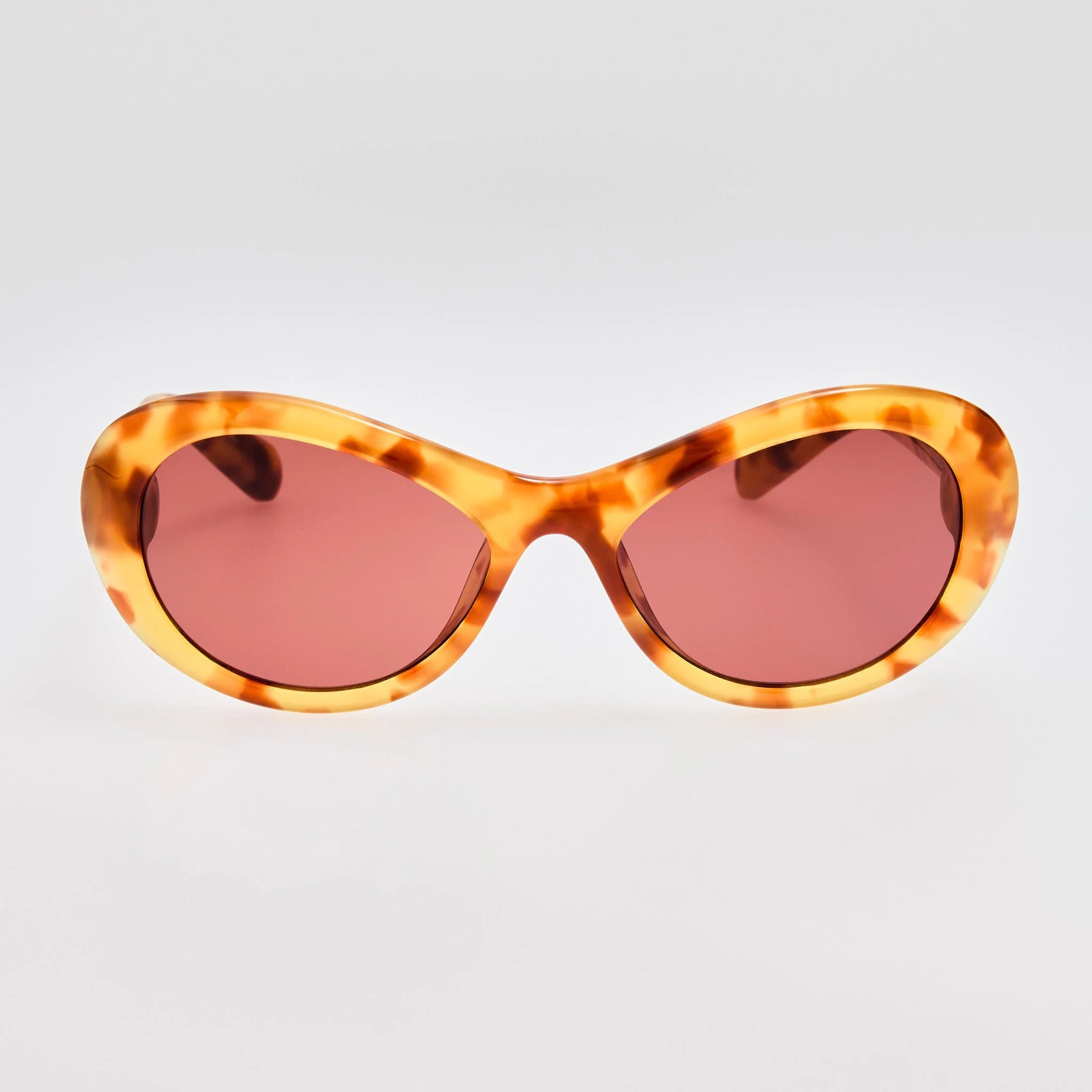 Rond Sunglasses in Beige Tortoiseshell - 1
