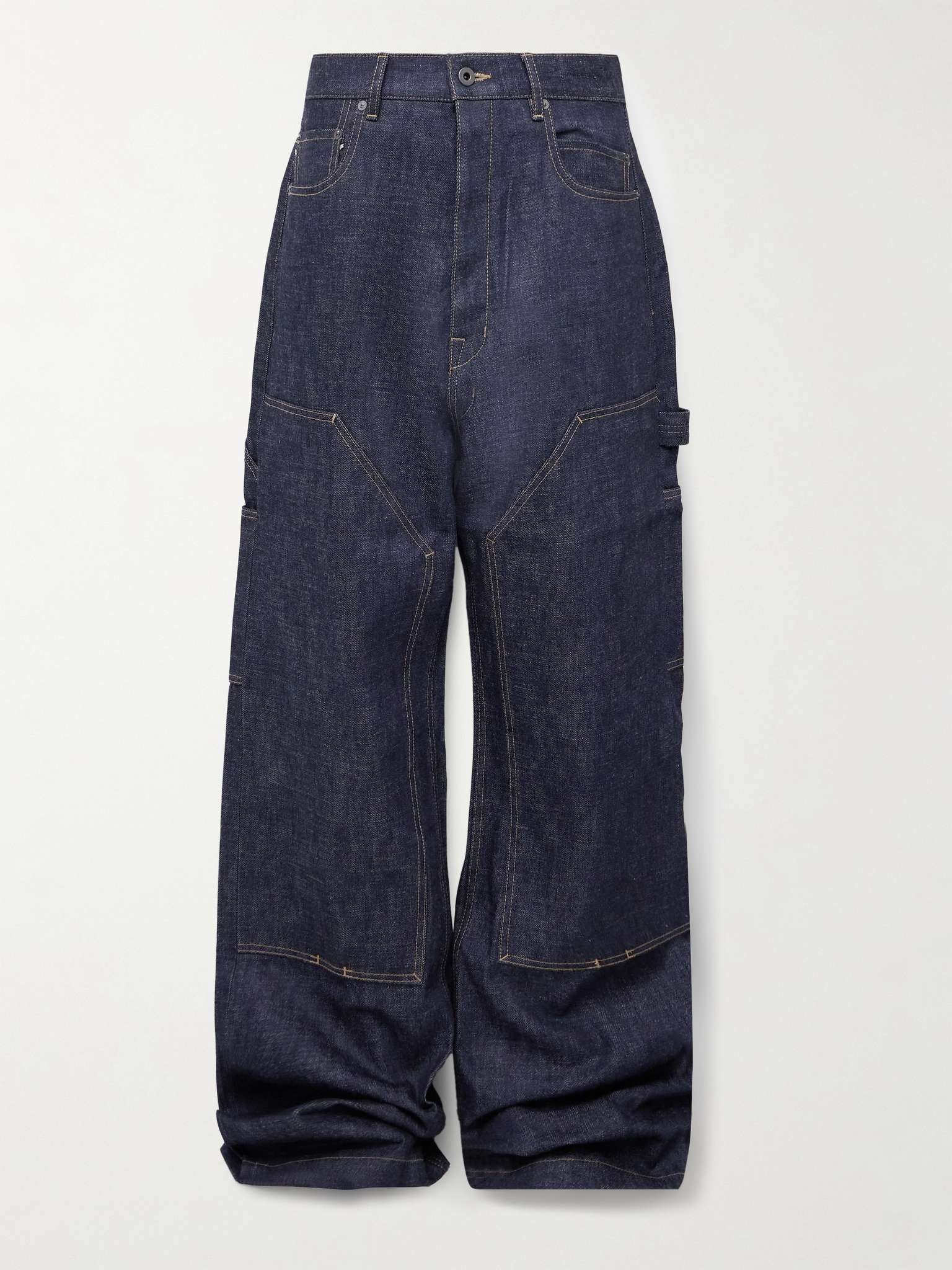 Rick Owens DRKSHDW Double-Knee Geth Wide-Leg Jeans
