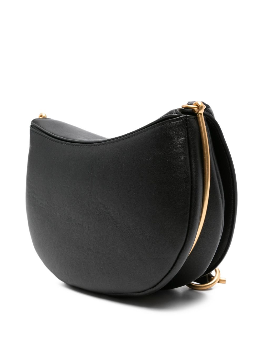 Kate crescent-shaped leather shoulder bag - 3