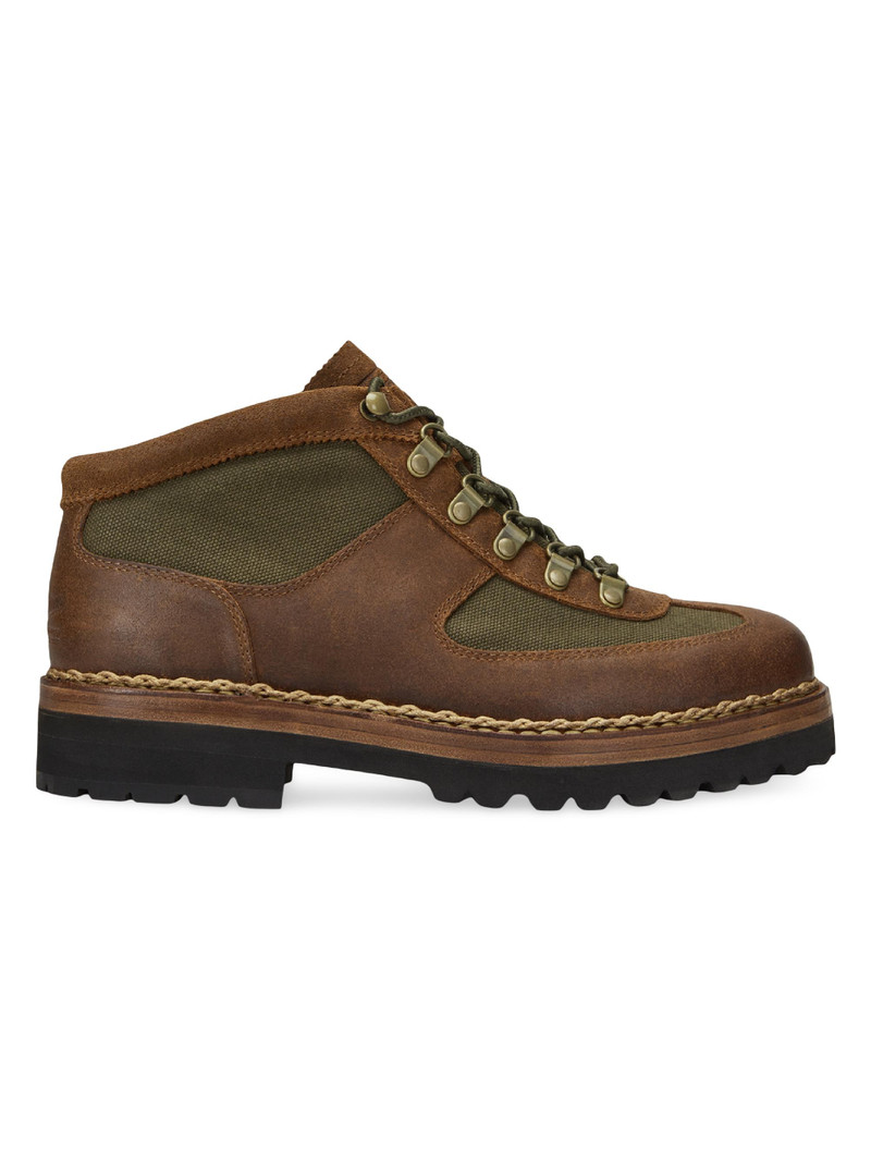 Men's Alpine Waxed Suede Boots - Teak Canopy Olive 1