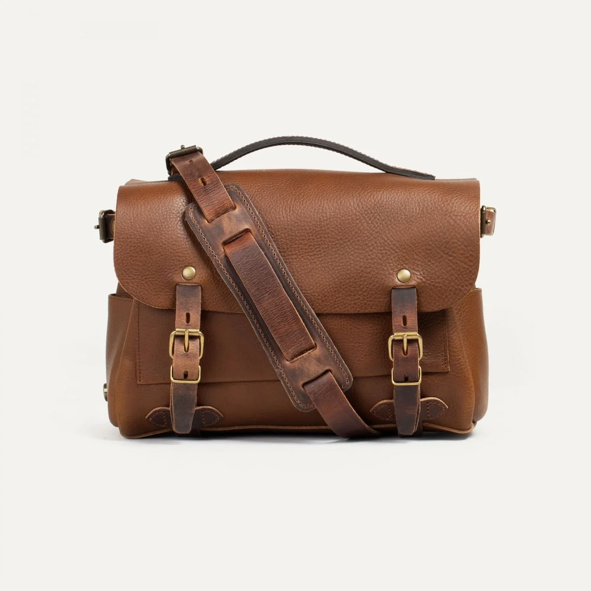 ÉCLAIR S POSTMAN BAG - AMBER BROWN - 1