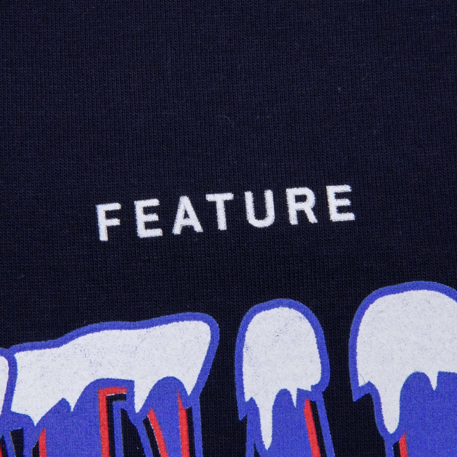 FEATURE X ICECREAM SUPER BOWL SHORT SLEEVE TEE - NAVY - 3