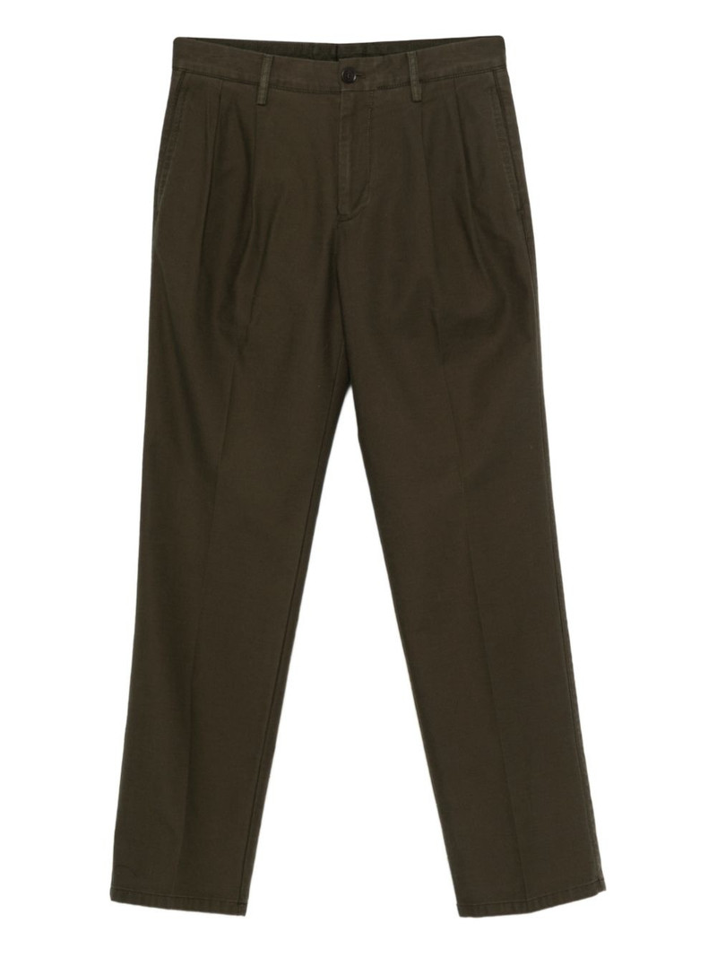 pleated cotton trousers 1