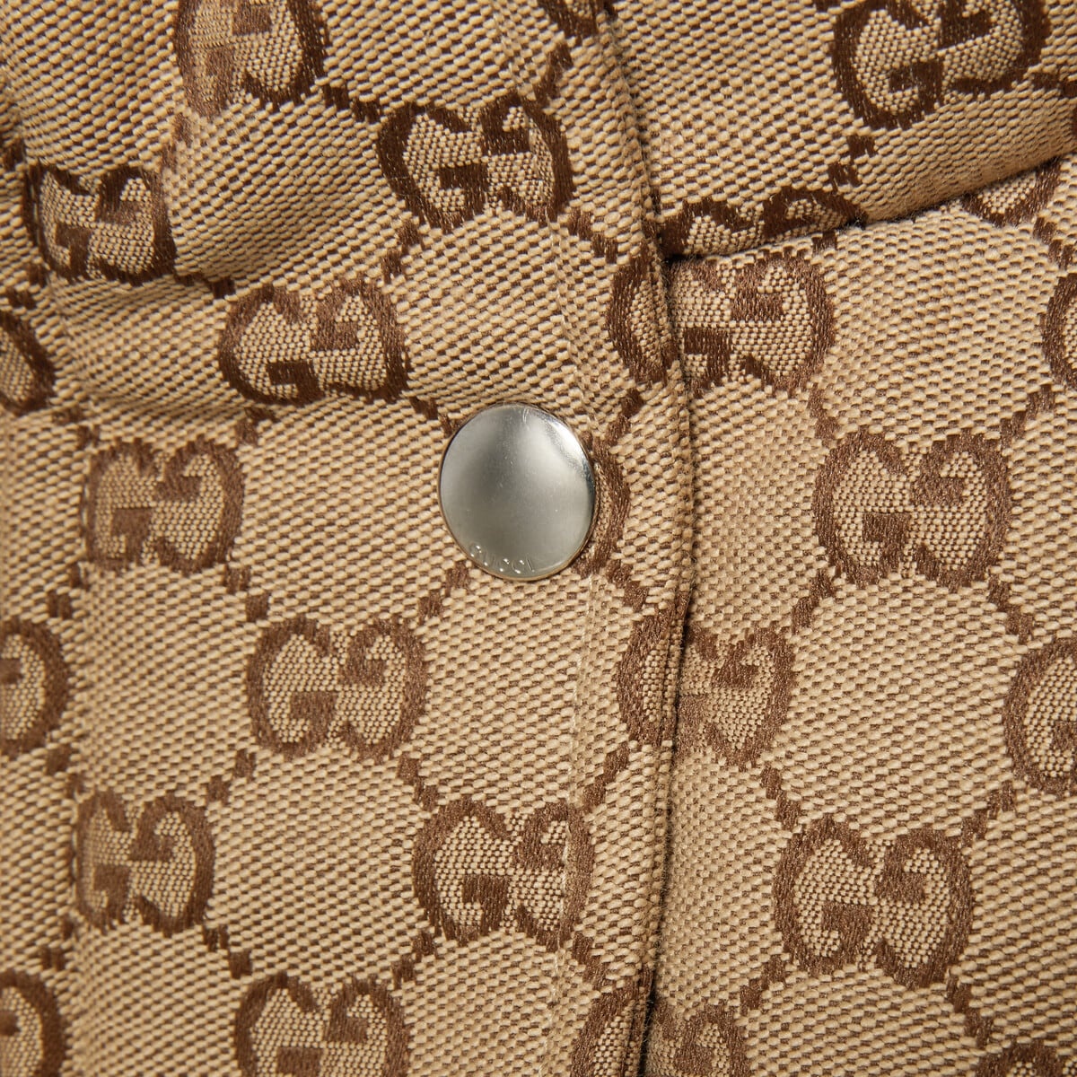 GG cotton canvas puffer jacket - 5