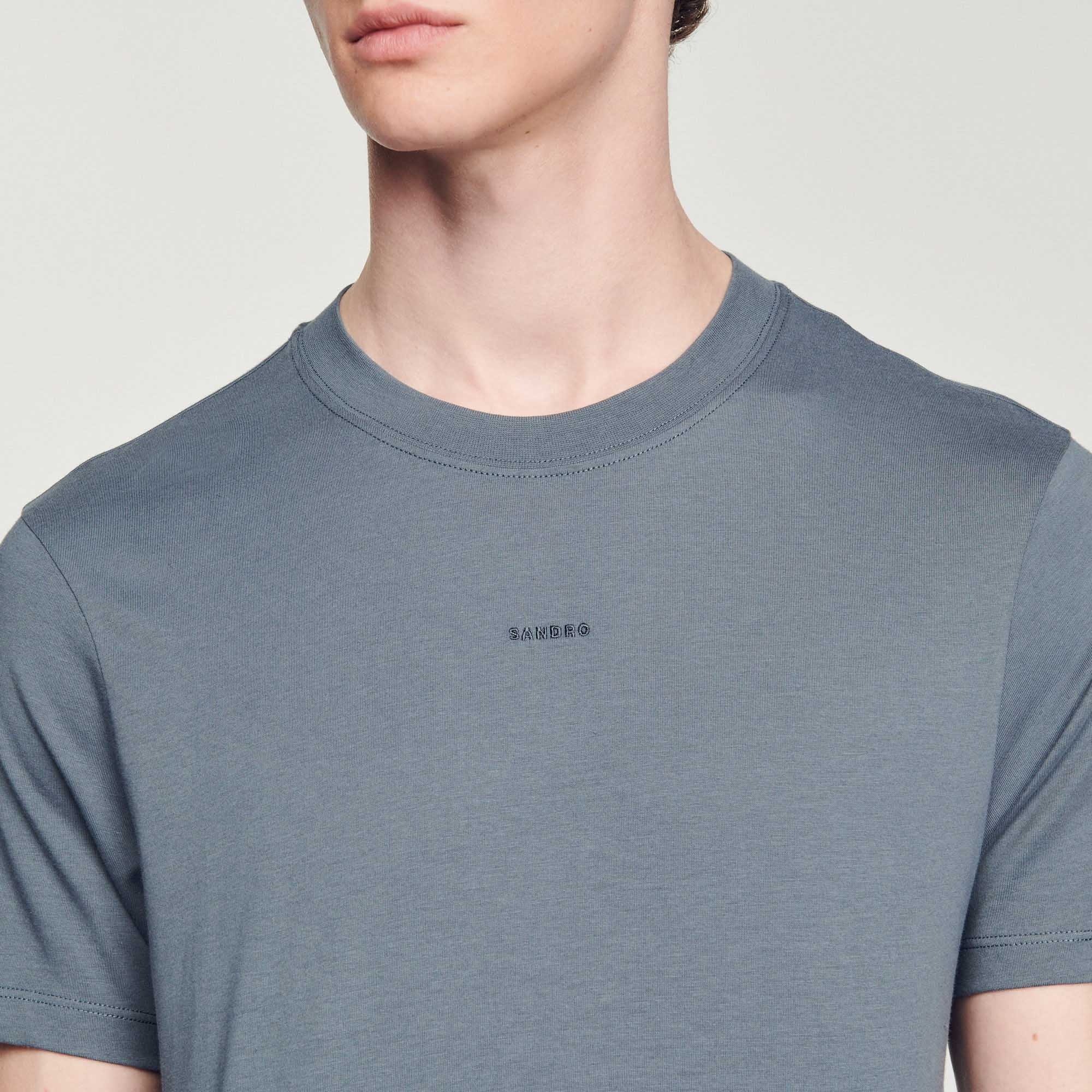 Sandro embroidered T-shirt - 4