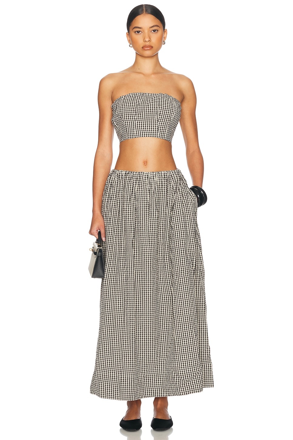 Mira Strapless Crop Top - 4