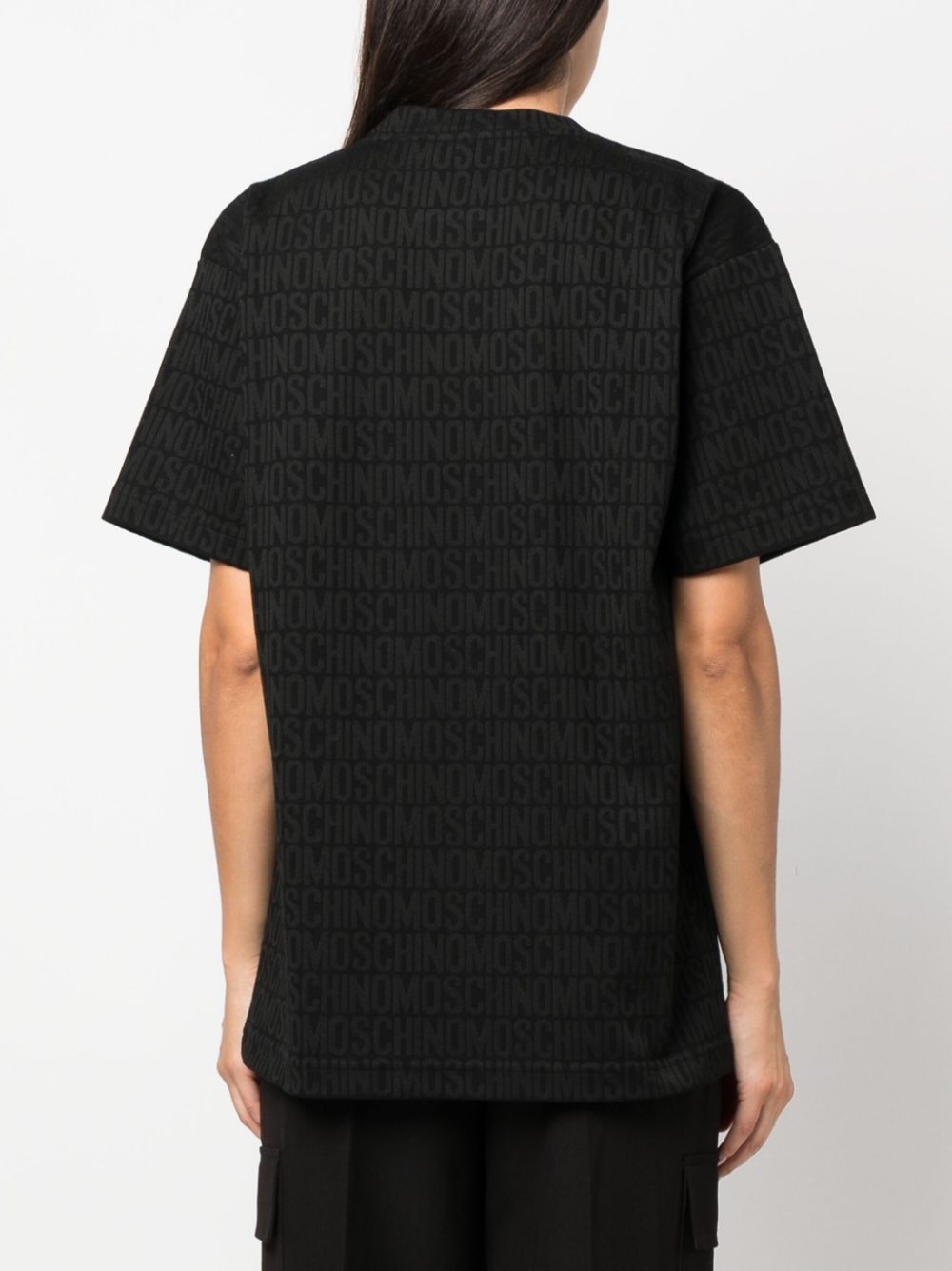 monogram-jacquard T-shirt - 4