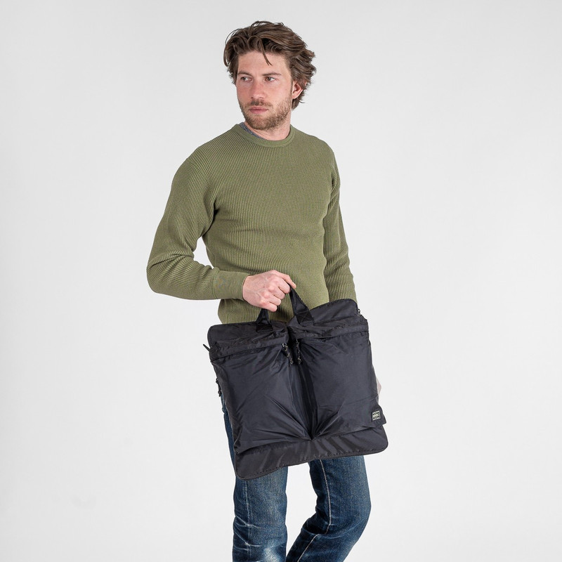 Iron Heart POR-FOR-HELS-BLK Porter - Yoshida & Co. - Force 2Way Helmet Bag (S) - Black outlook