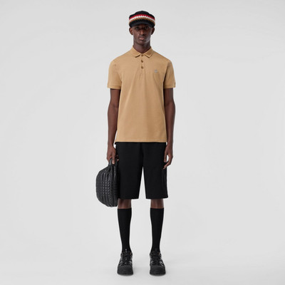 Burberry Monogram Motif Cotton Silk Polo Shirt outlook