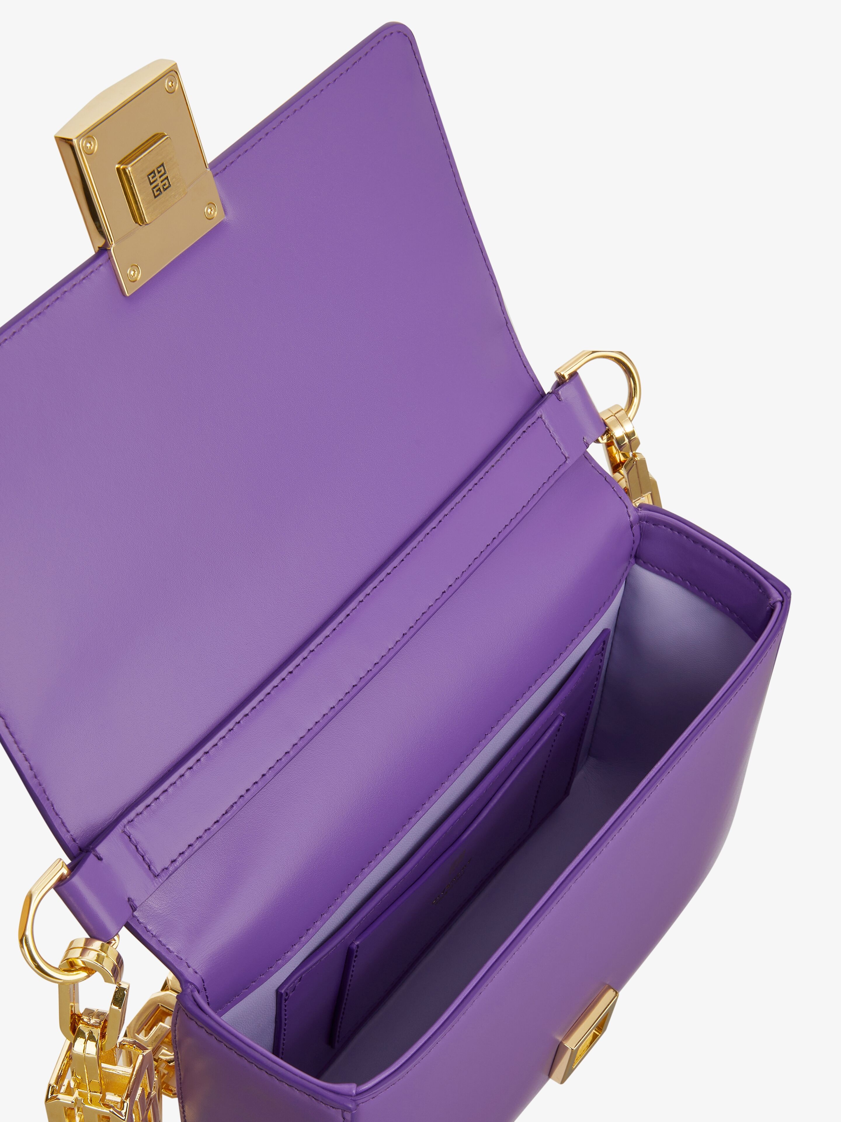 MEDIUM 4G BAG IN BOX LEATHER WITH CHAIN - 5