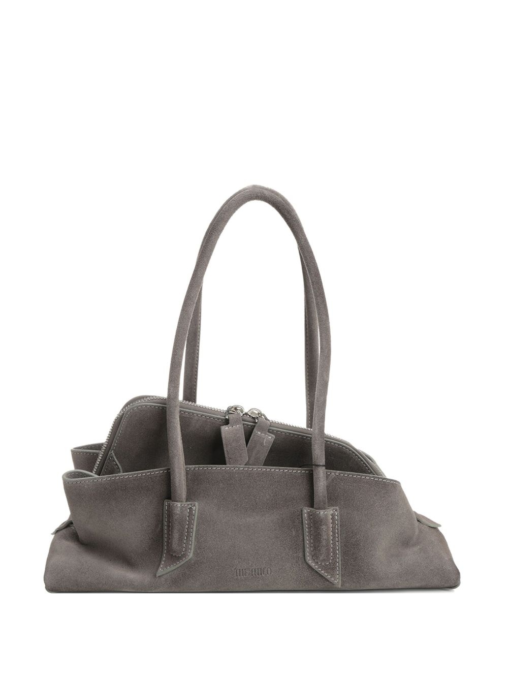 small La Passeggiata suede shoulder bag - 1
