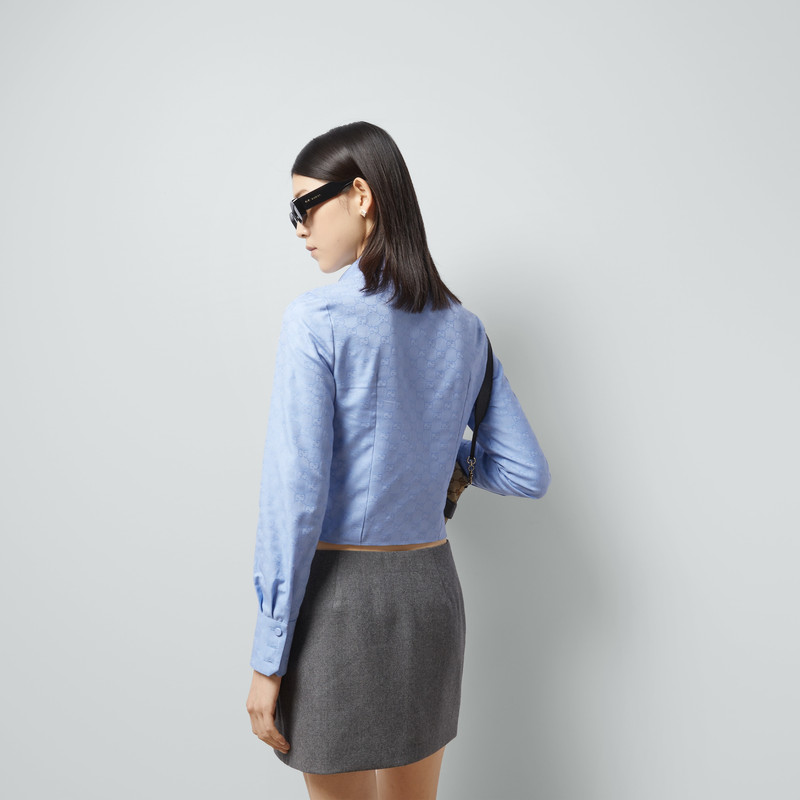 GG Supreme Oxford cotton shirt 6