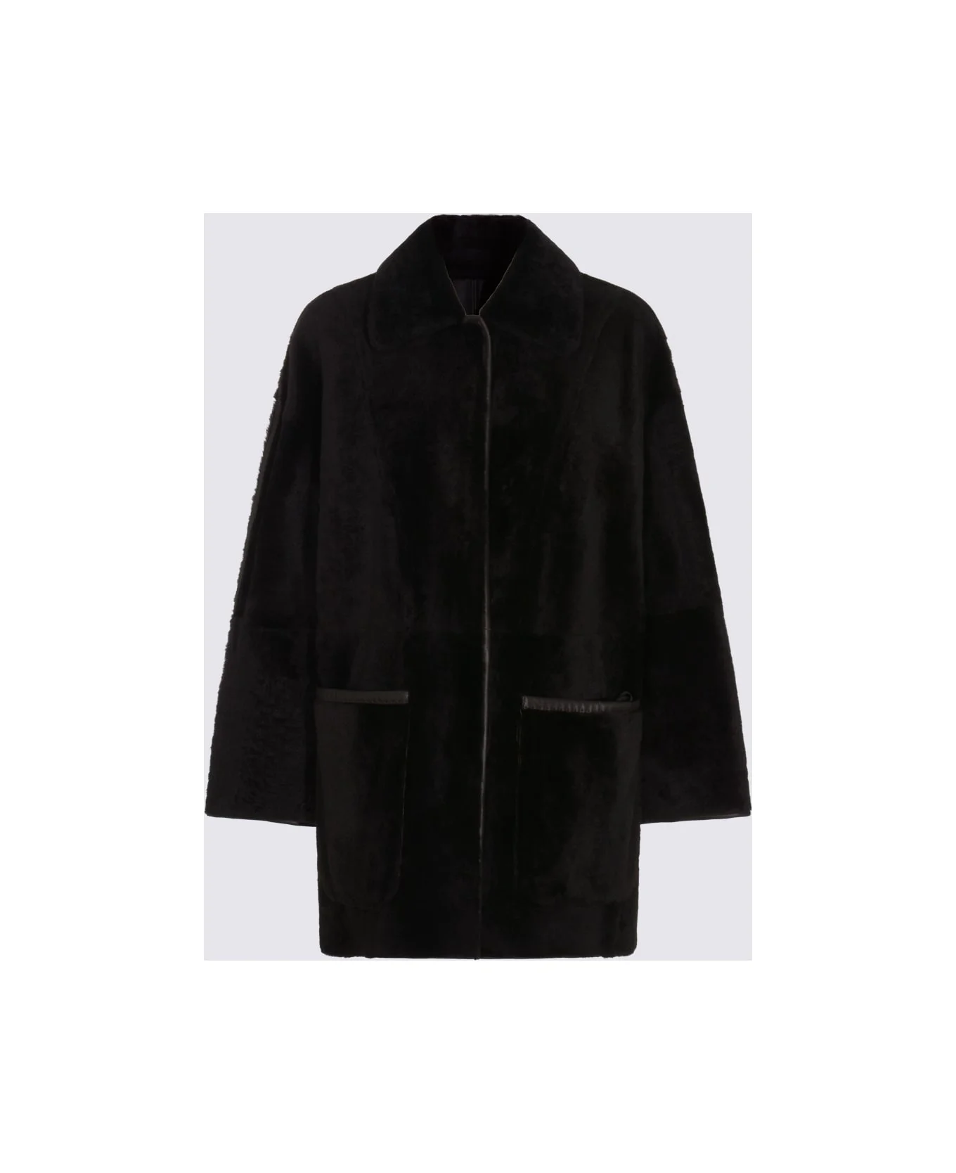 Dark Brown Leather Pirenei Jacket - 1