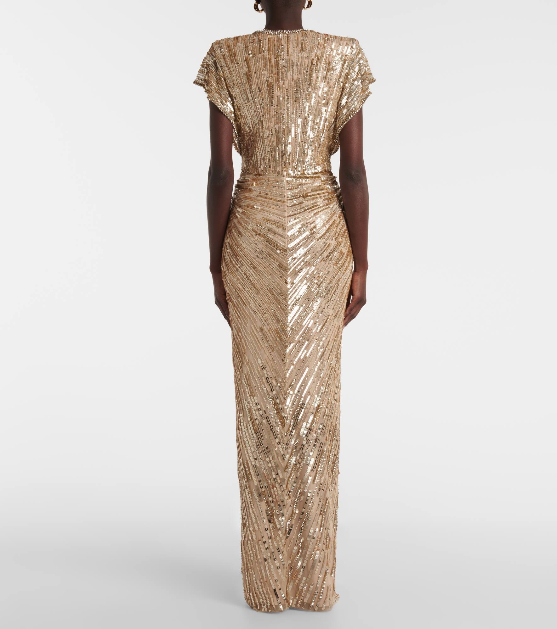 Zola sequined tulle gown - 3