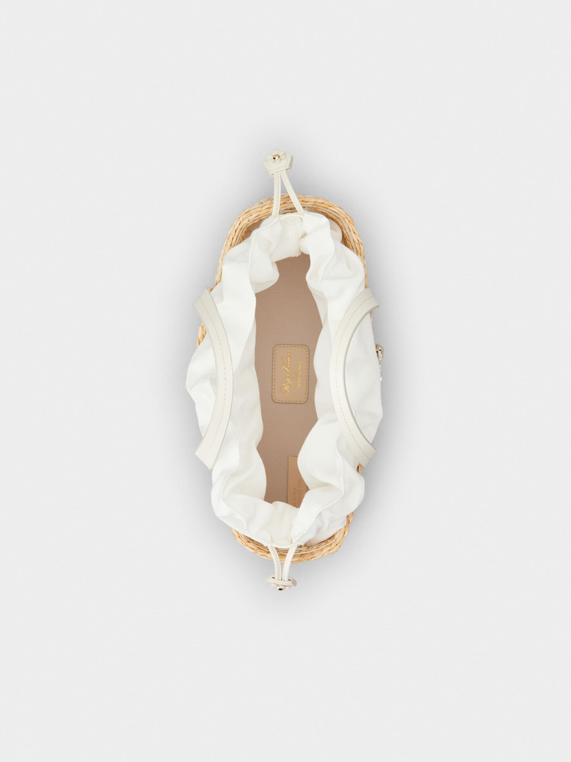 Viv' Skate Shopping Bag in raffia 9