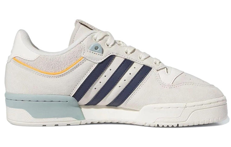 (WMNS) adidas Originals Rivalry Low 86 Shoes 'Off White Shadow Navy Linen Green' IG3435 - 2