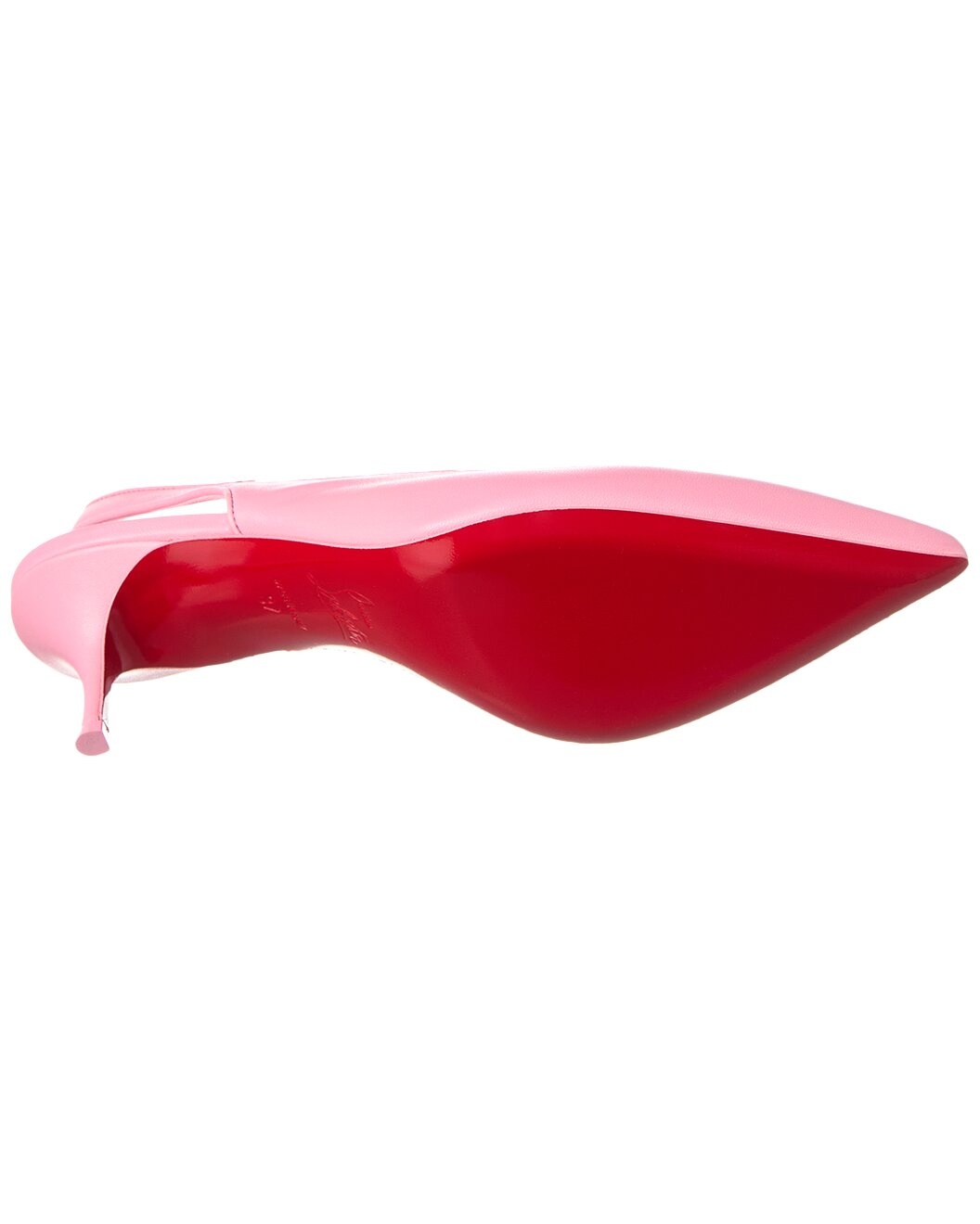 Christian Louboutin Sporty Kate 55 Leather Slingback Pump - 4