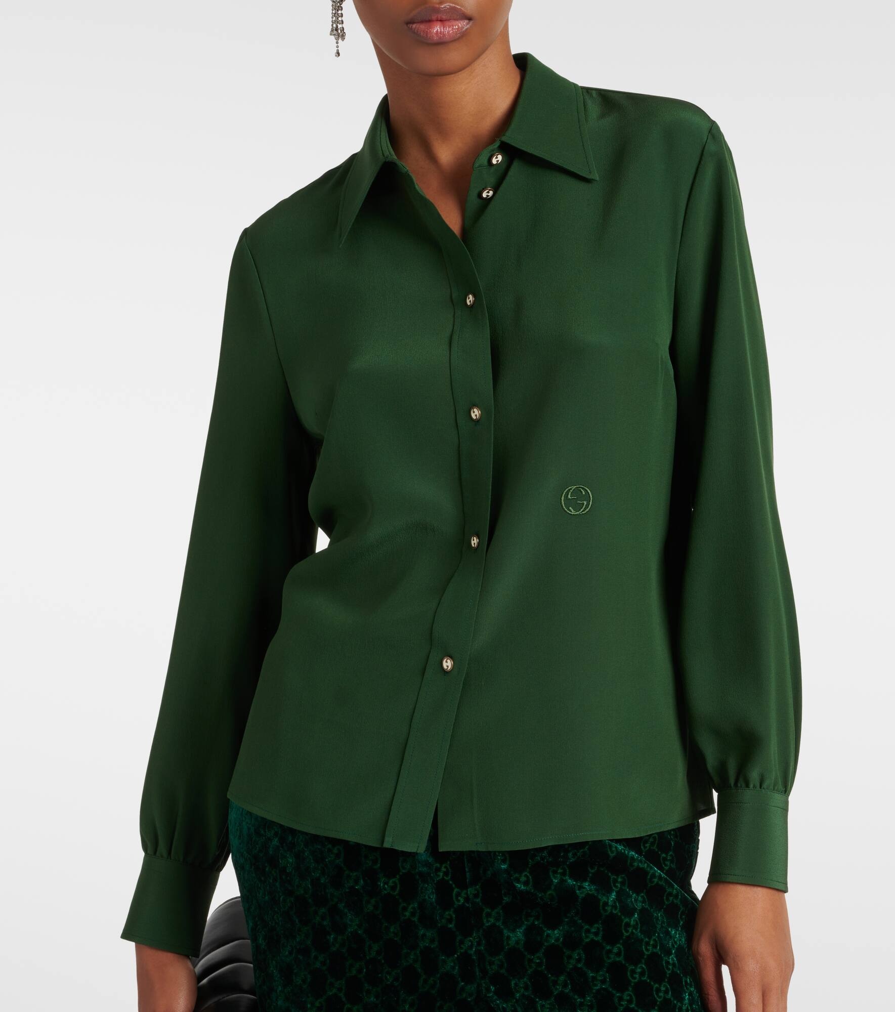 Silk Crêpe De Chine shirt - 4