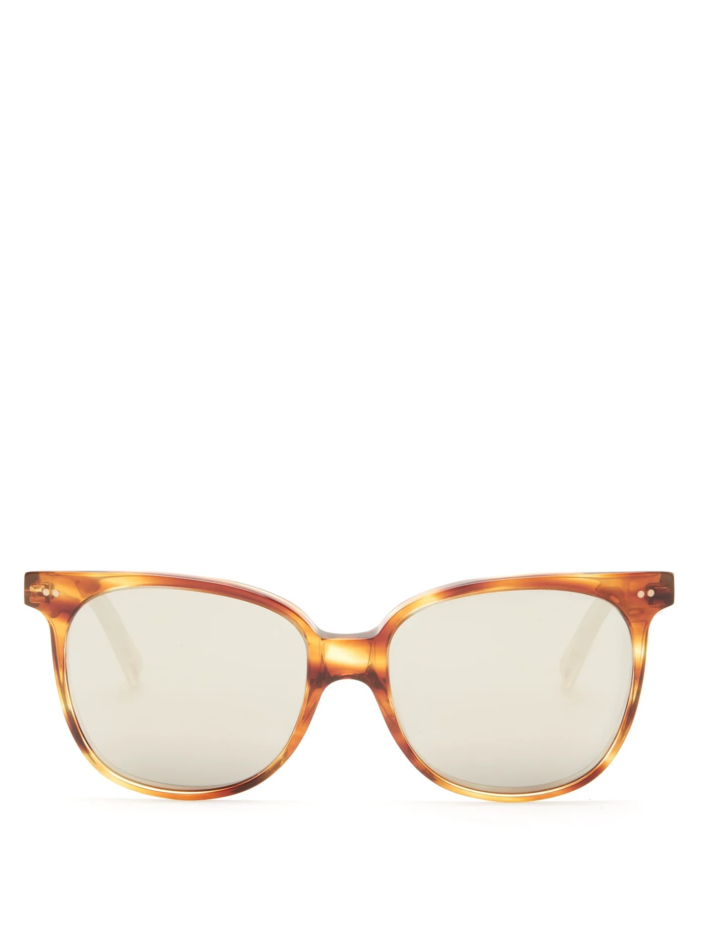 Square acetate sunglasses - 1