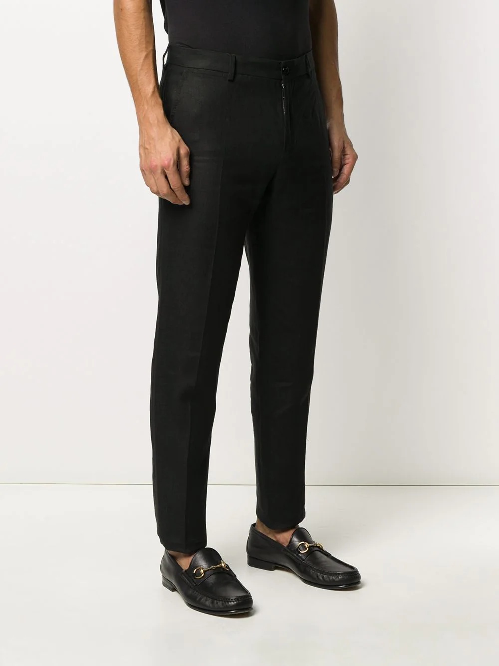 straight-leg tailored trousers - 3