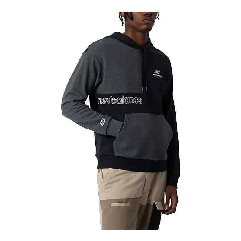 New Balance Athletics Renew Askew Hoodie 'Black Grey' AMT21551-BK - 1