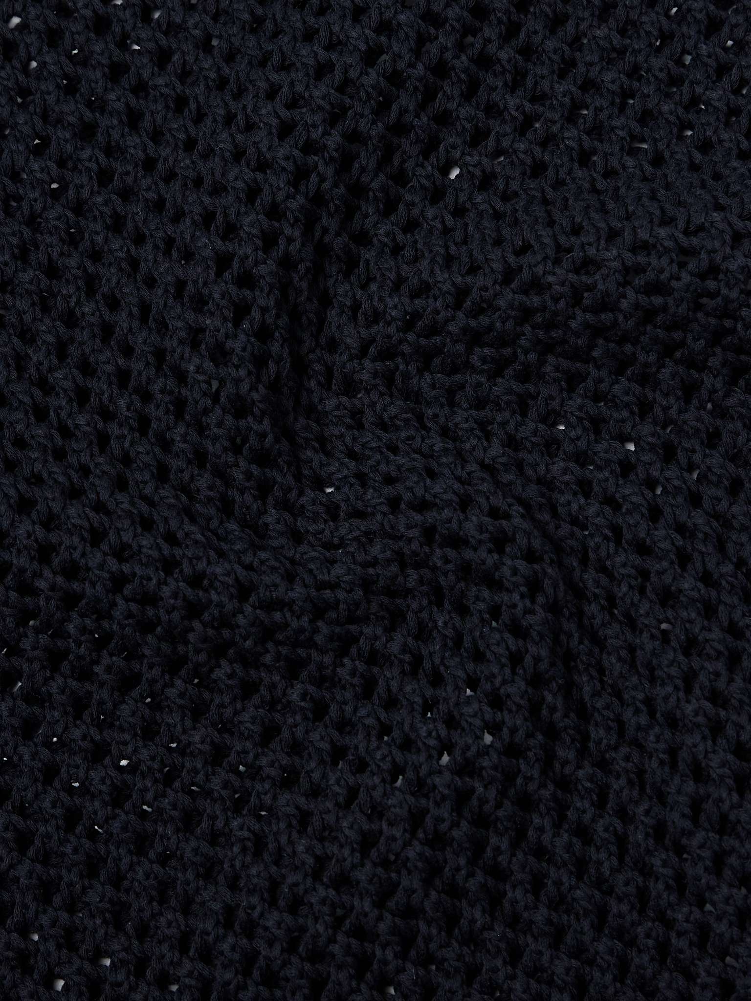 Open-Knit Cotton Sweater - 4