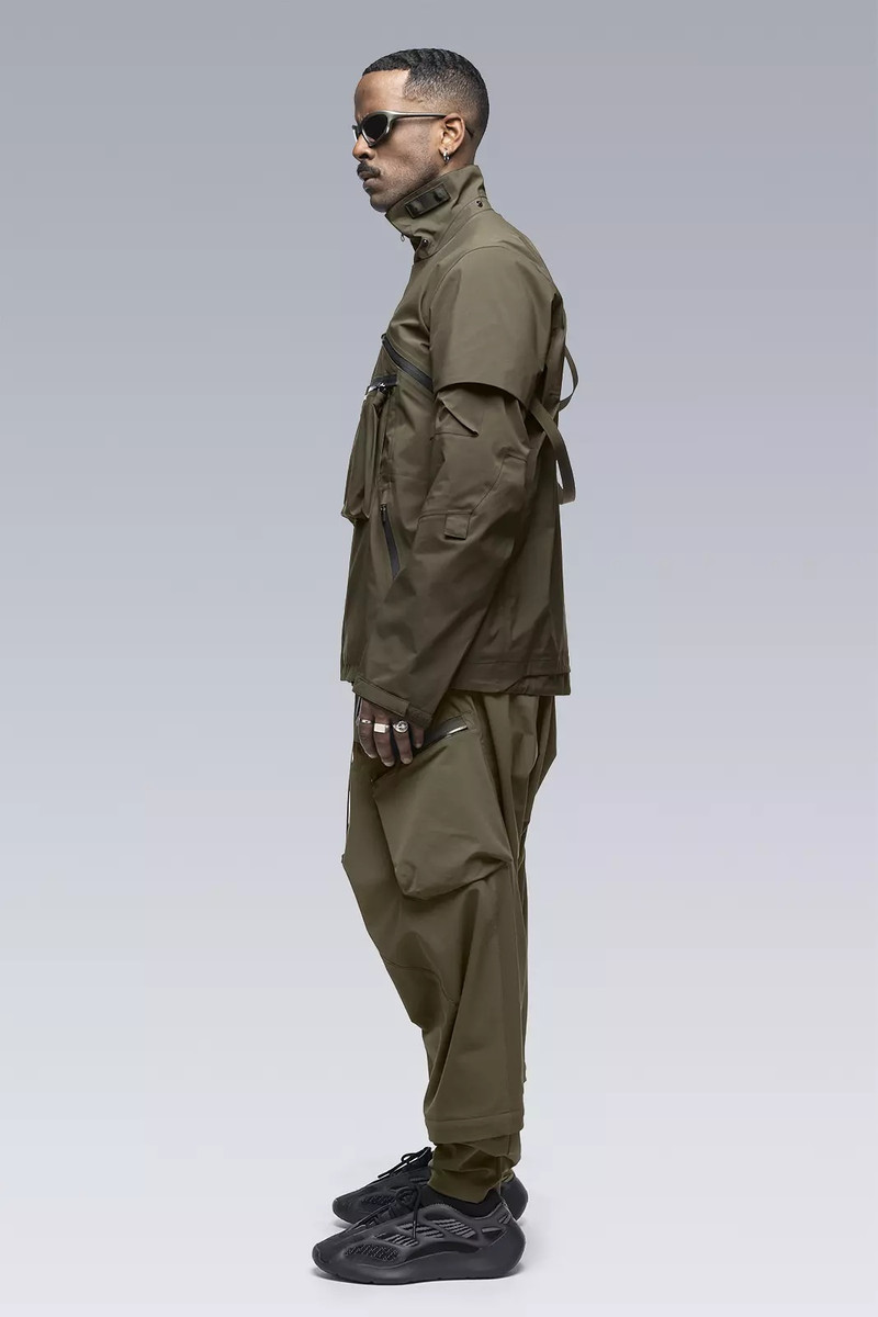 J1A-GTKR-RFM KR EX 3L Gore-Tex® Pro Interops Jacket RAF Green with size 5 WR zippers in matte black 7