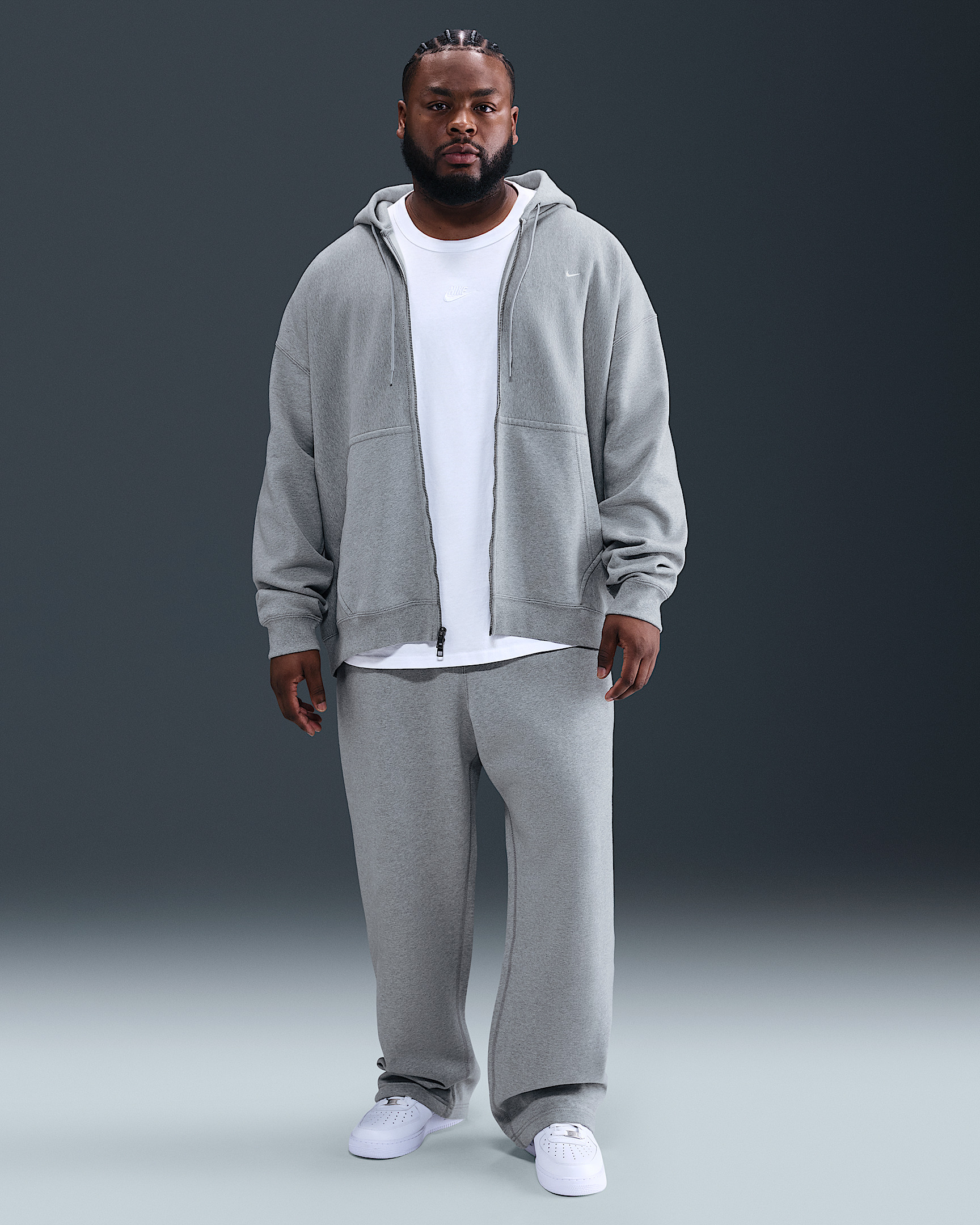 Nike Solo Swoosh Men's Full-Zip Fleece Hoodie - 9