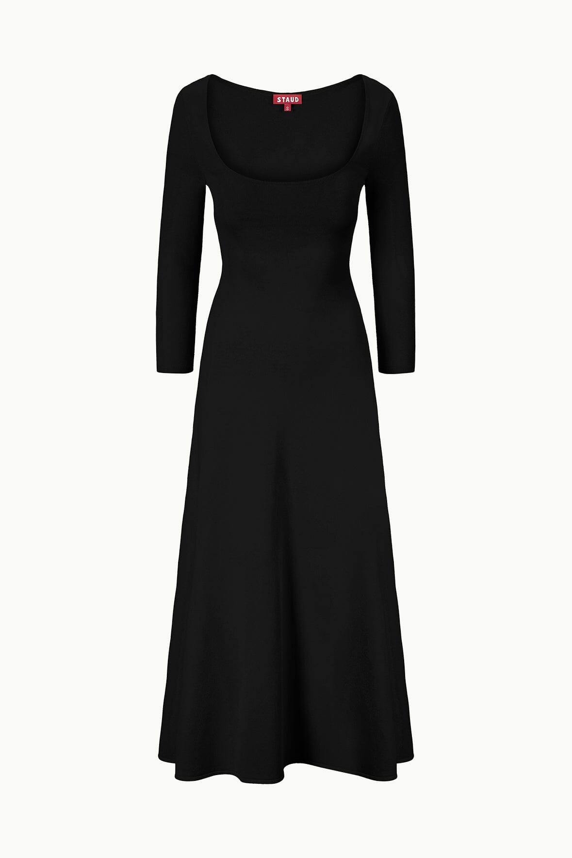 STAUD DOUVRES DRESS BLACK - 1