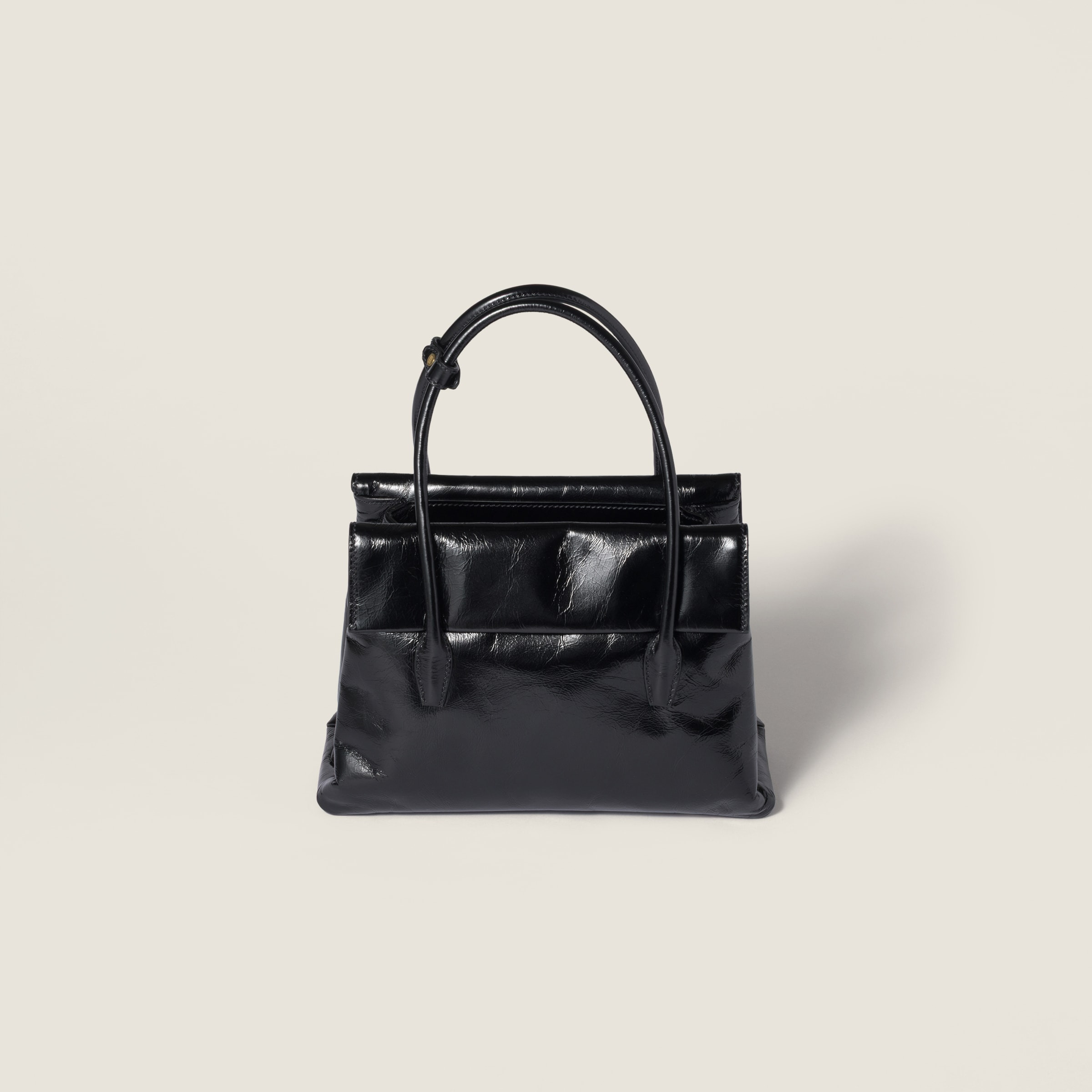 Solitaire shiny leather bag - 3