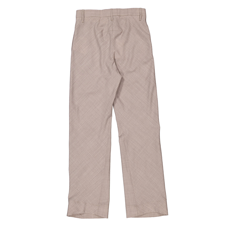 Fendi Pinstripe Flare Flannel Pants - 6