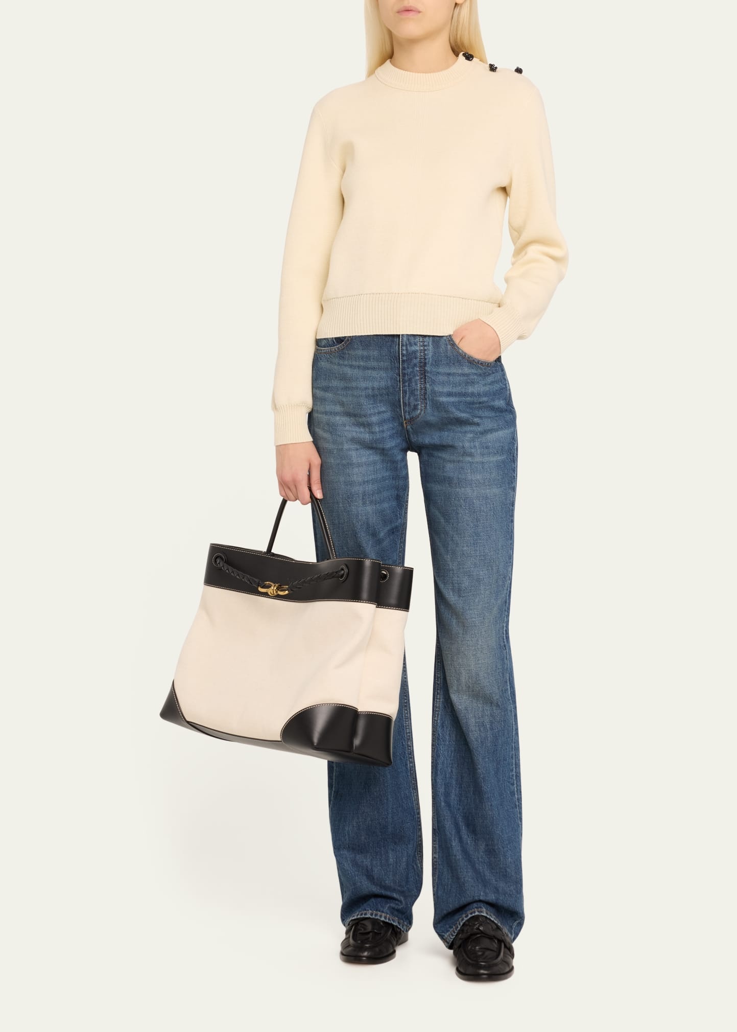 Andiamo Large Canvas Tote Bag - 5