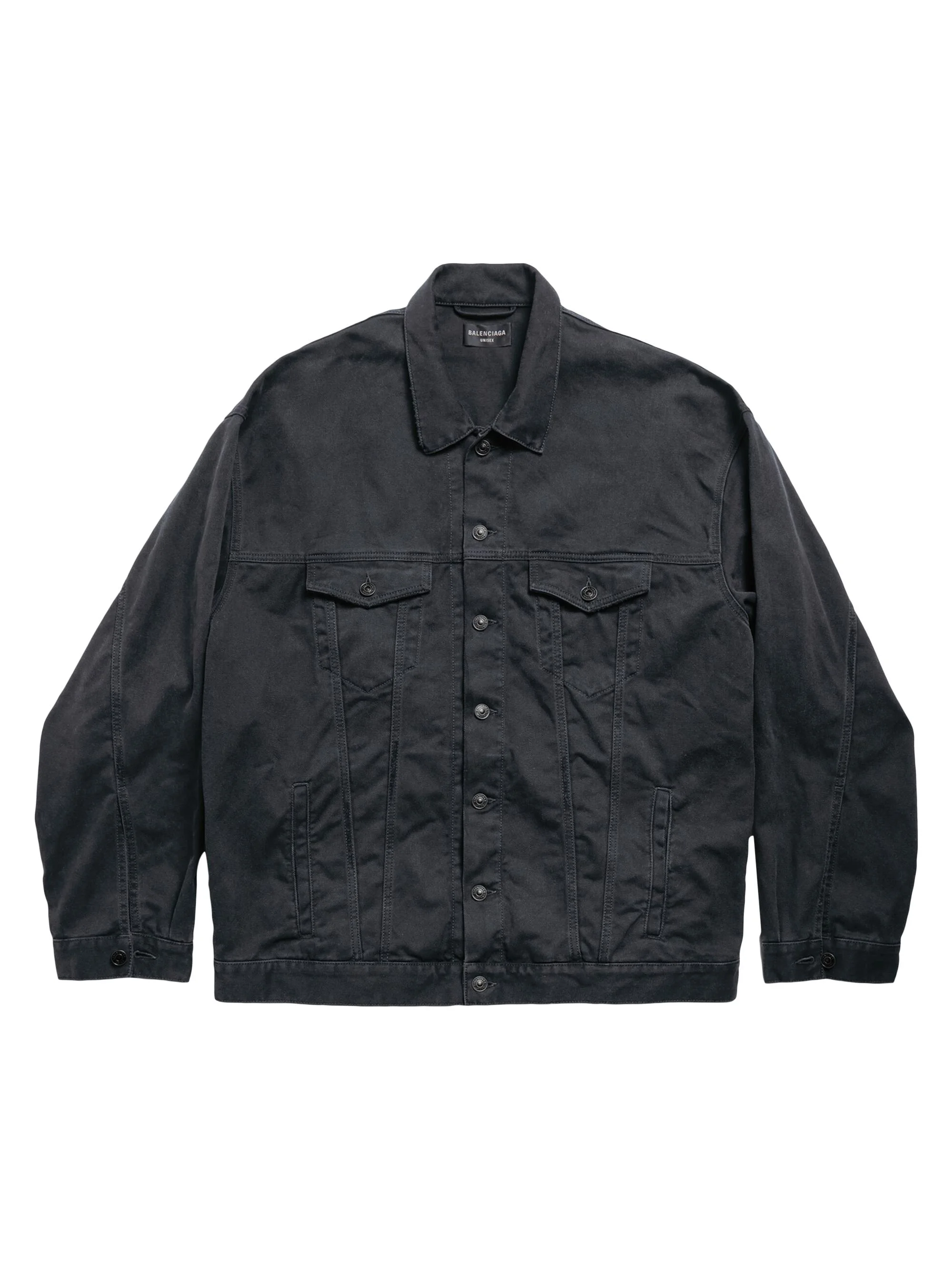 Men's Oversized Jacket - Black - 1