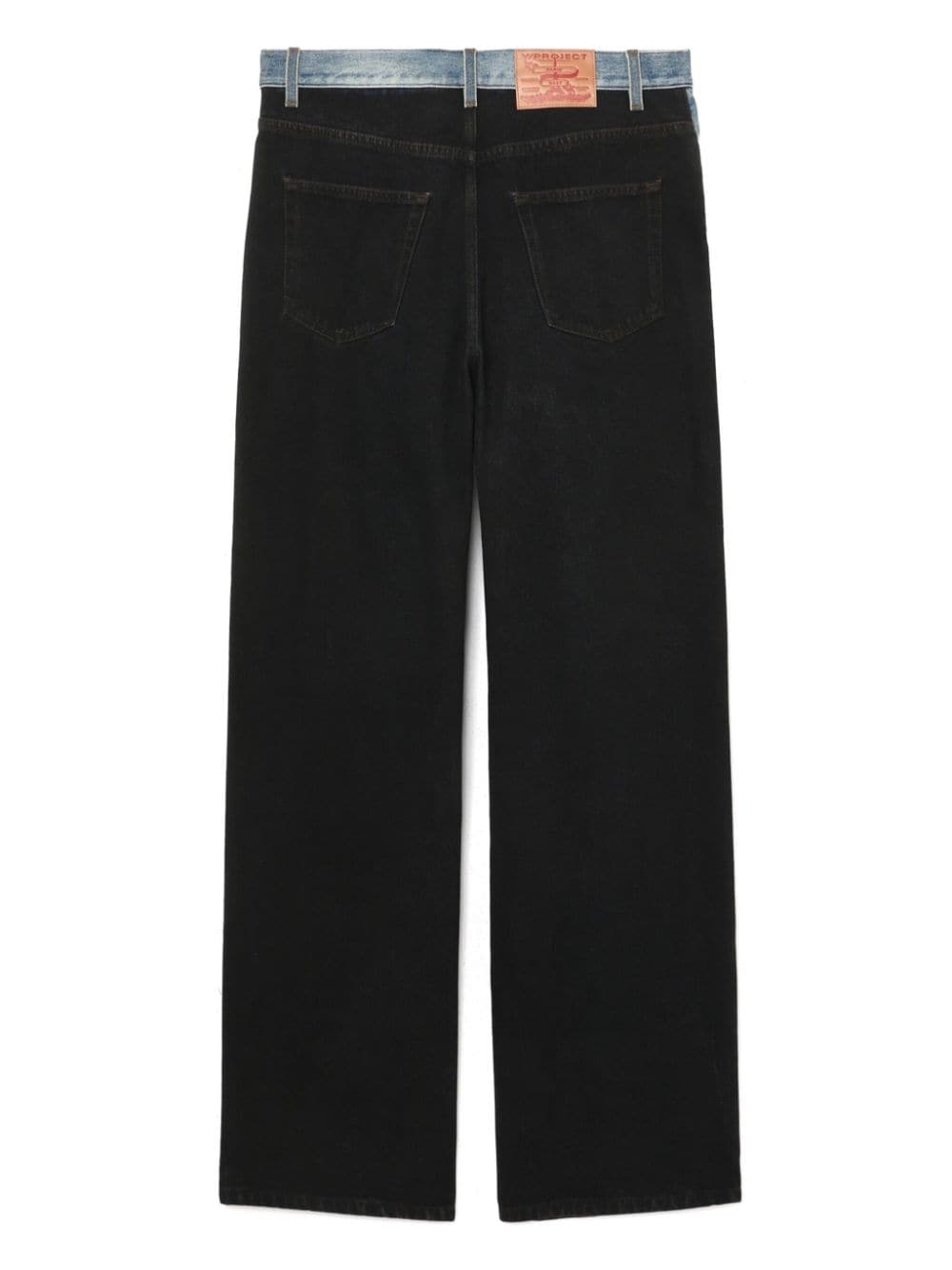 colour-block cutout jeans - 6