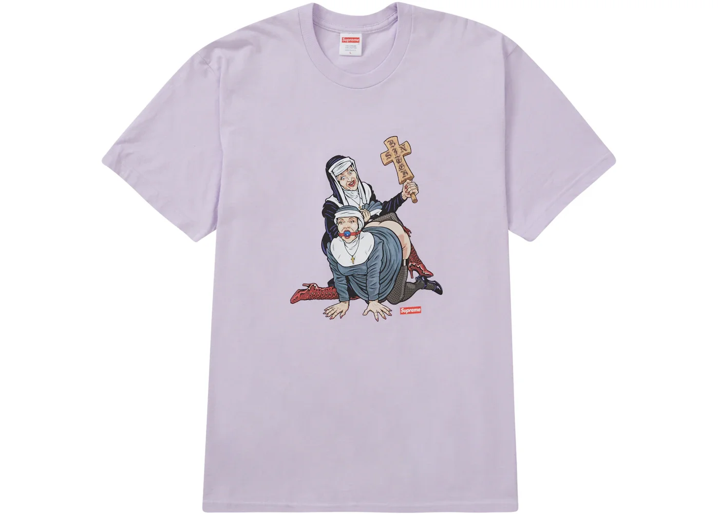 Supreme Nuns Tee Light Purple - 1