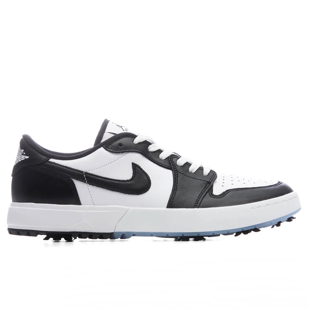 AIR JORDAN 1 LOW G SPIKED - WHITE/BLACK/WHITE - 1