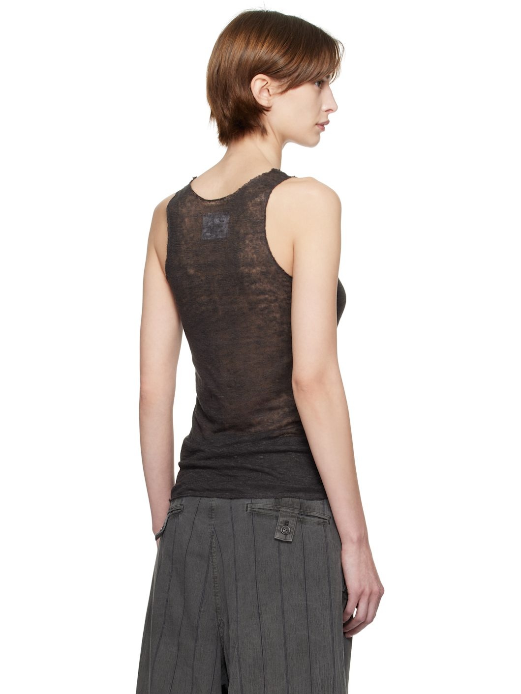 Gray No.73 Tank Top - 3