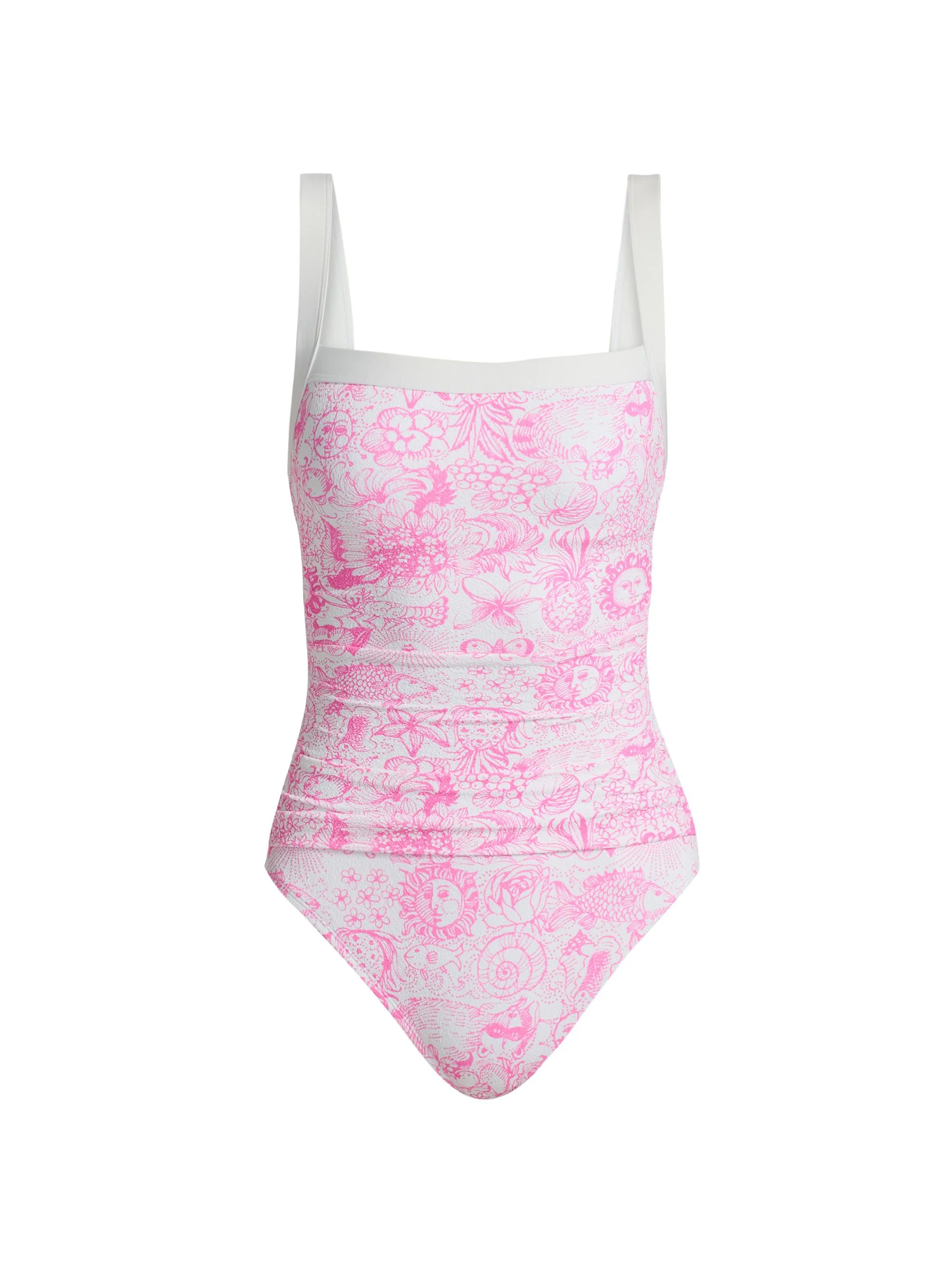 Women's Keon Floral One-Piece Swimsuit - Cherry Blossom - 1