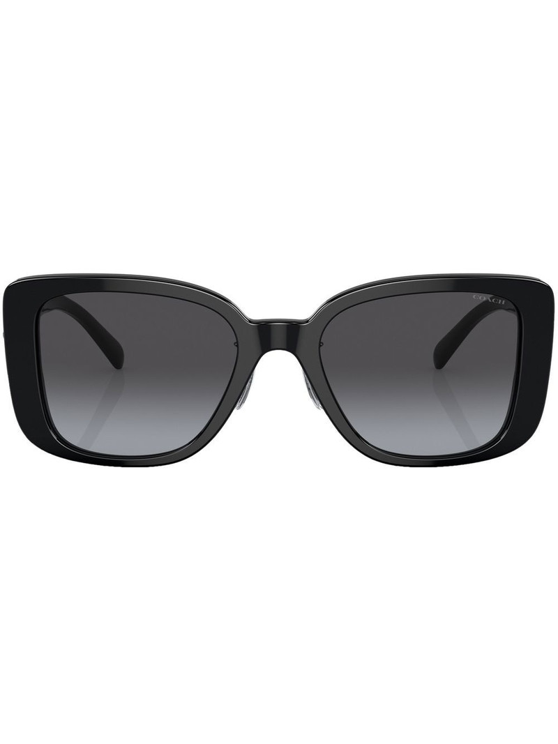 logo-plaque square-frame sunglasses 1