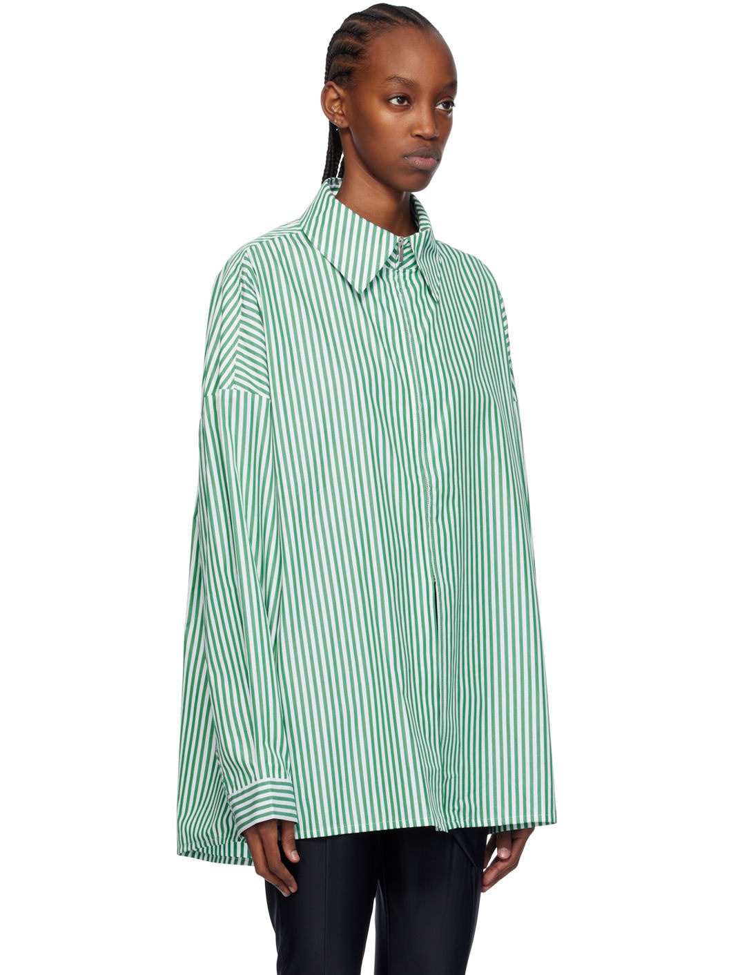 White & Green Cosala Shirt - 2