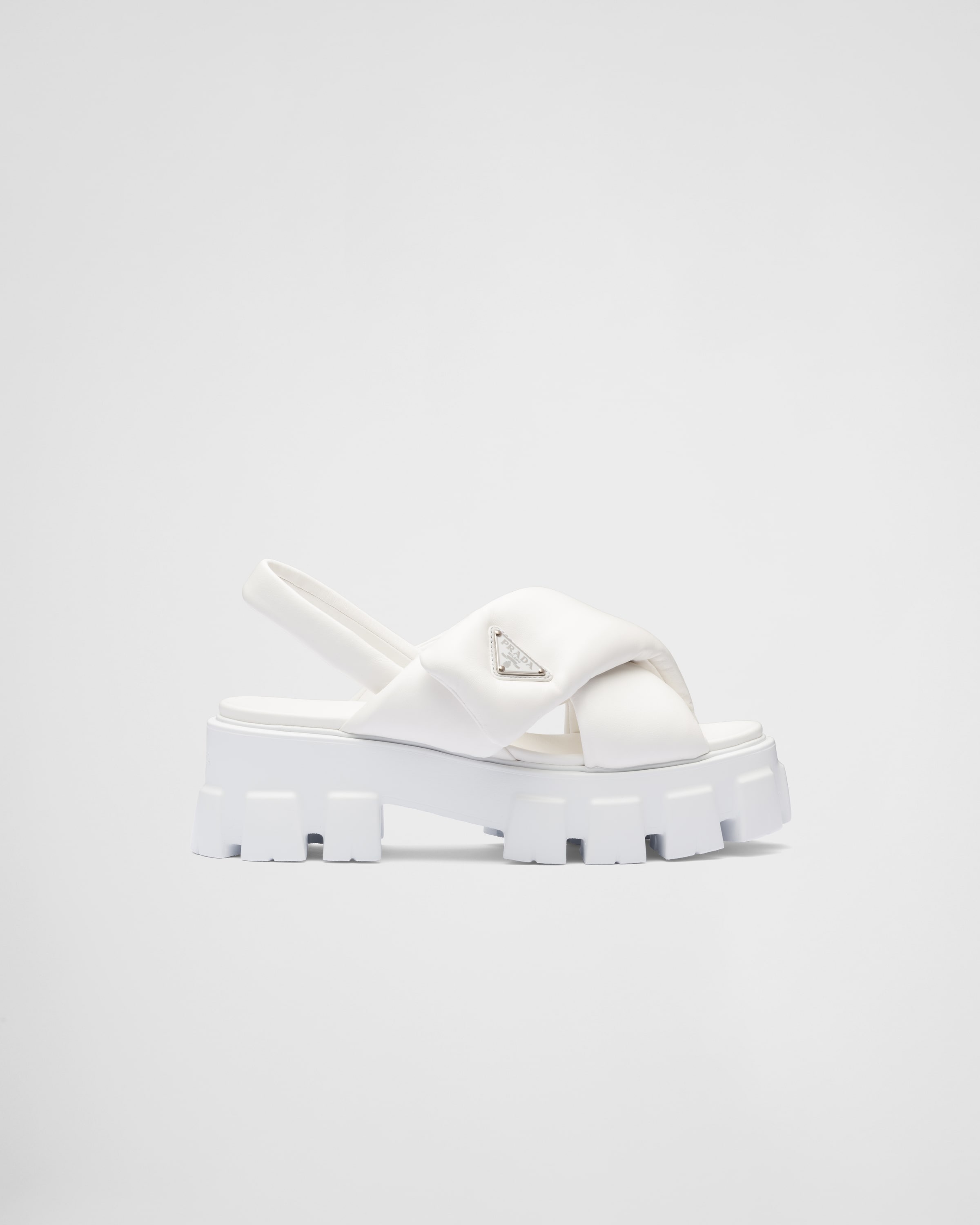 Monolith padded nappa leather sandals - 2