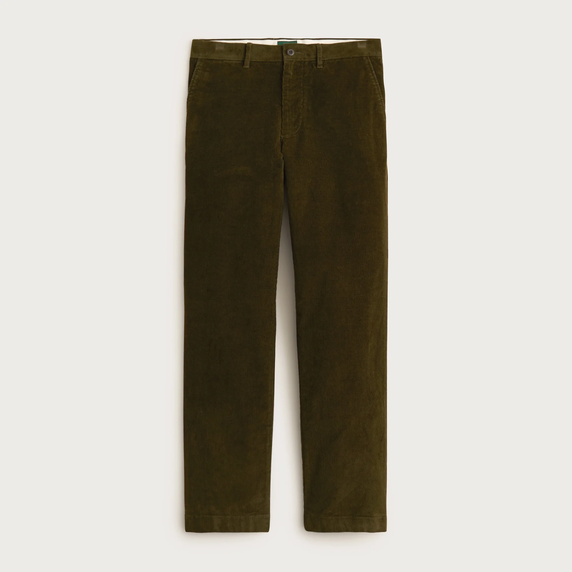 Broken-in Straight pant in stretch corduroy - 1