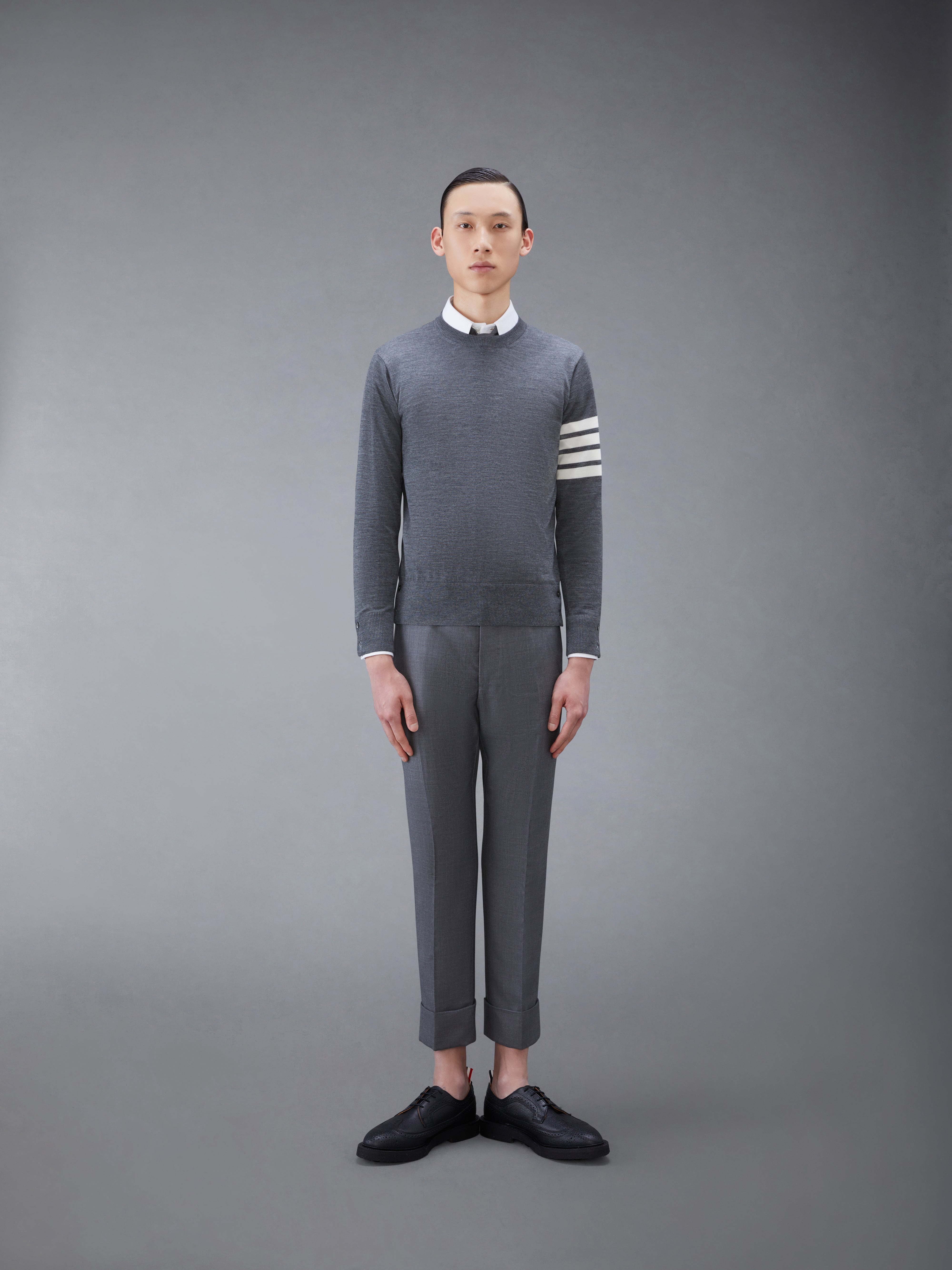 4-Bar crew neck jumper - 3